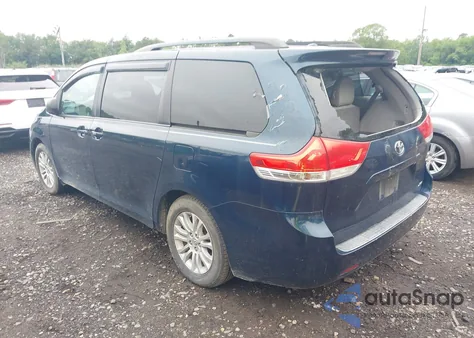 2011 Toyota Sienna Xle V6 из США, поврежденный, VIN 5TDYK3DC5BS090992